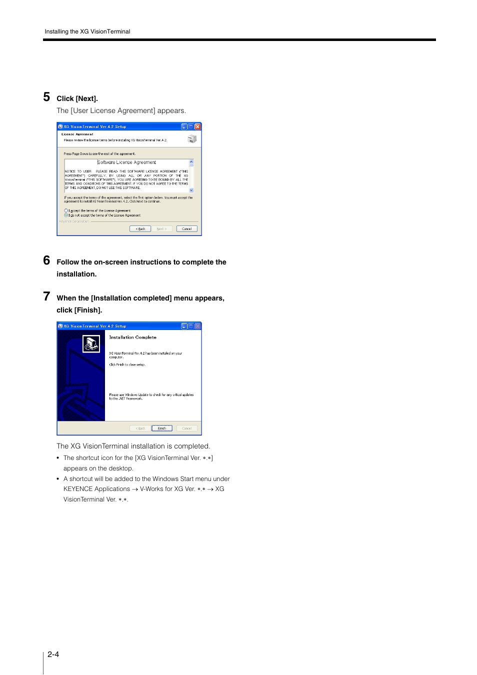 KEYENCE XG VisionTerminal User Manual | Page 16 / 58