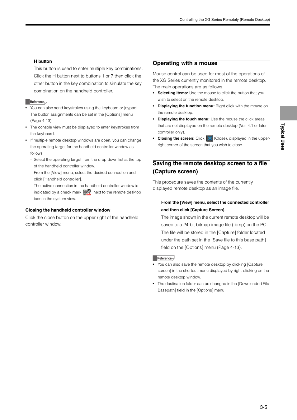 Operating with a mouse | KEYENCE XG VisionTerminal User Manual | Page 29 / 58