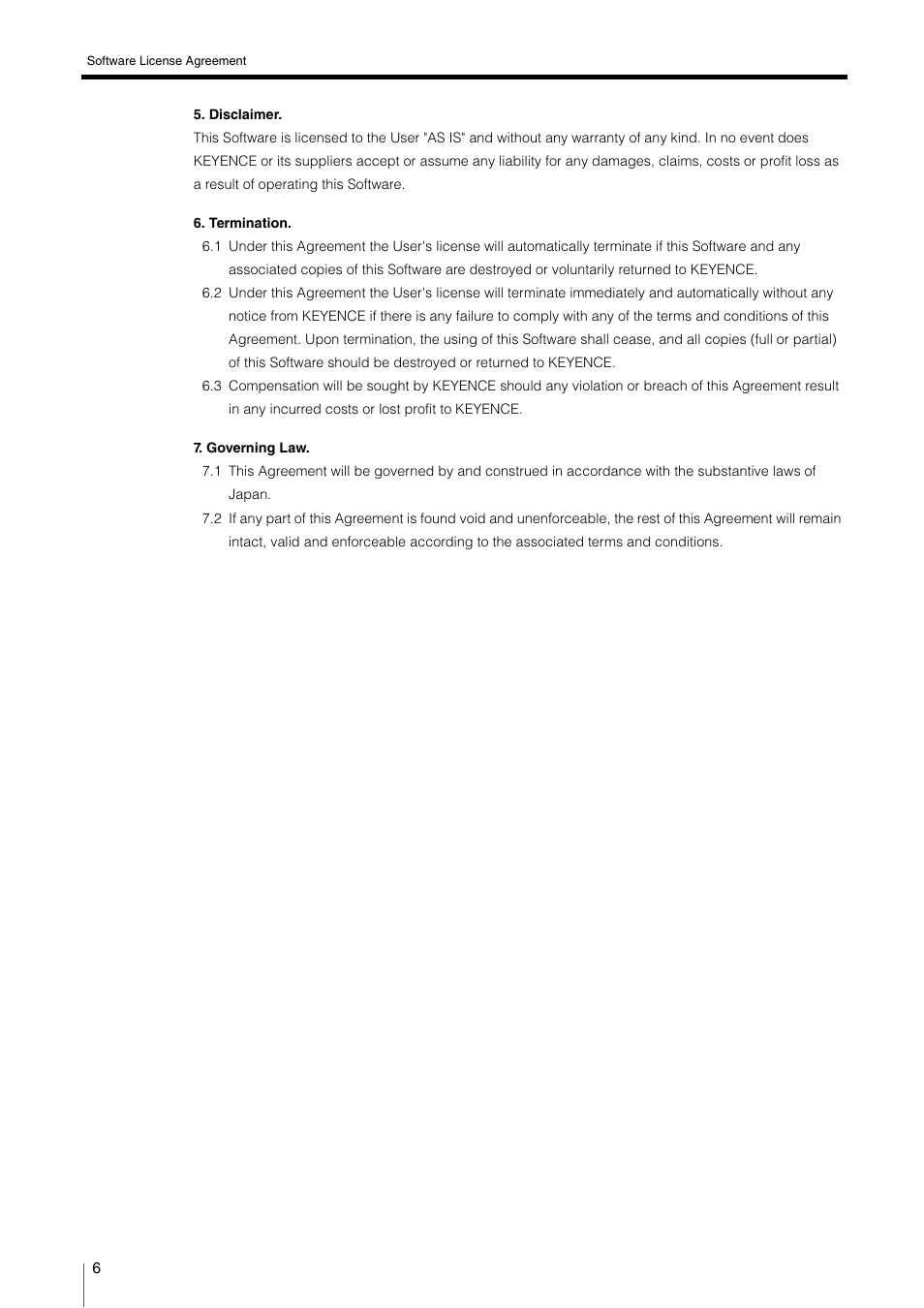 KEYENCE XG VisionTerminal User Manual | Page 6 / 58