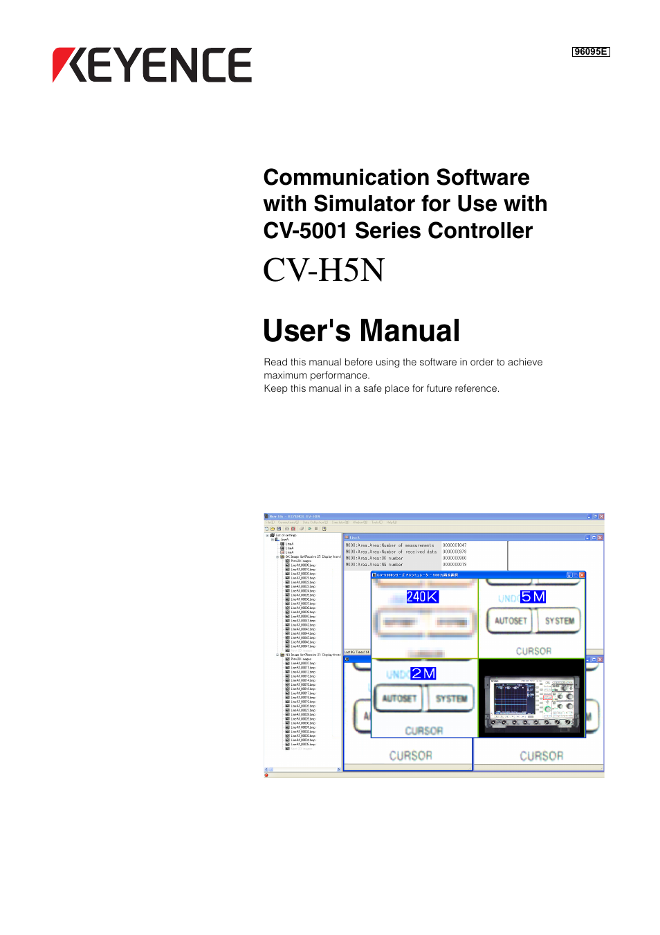 KEYENCE CV-H5N User Manual | 178 pages