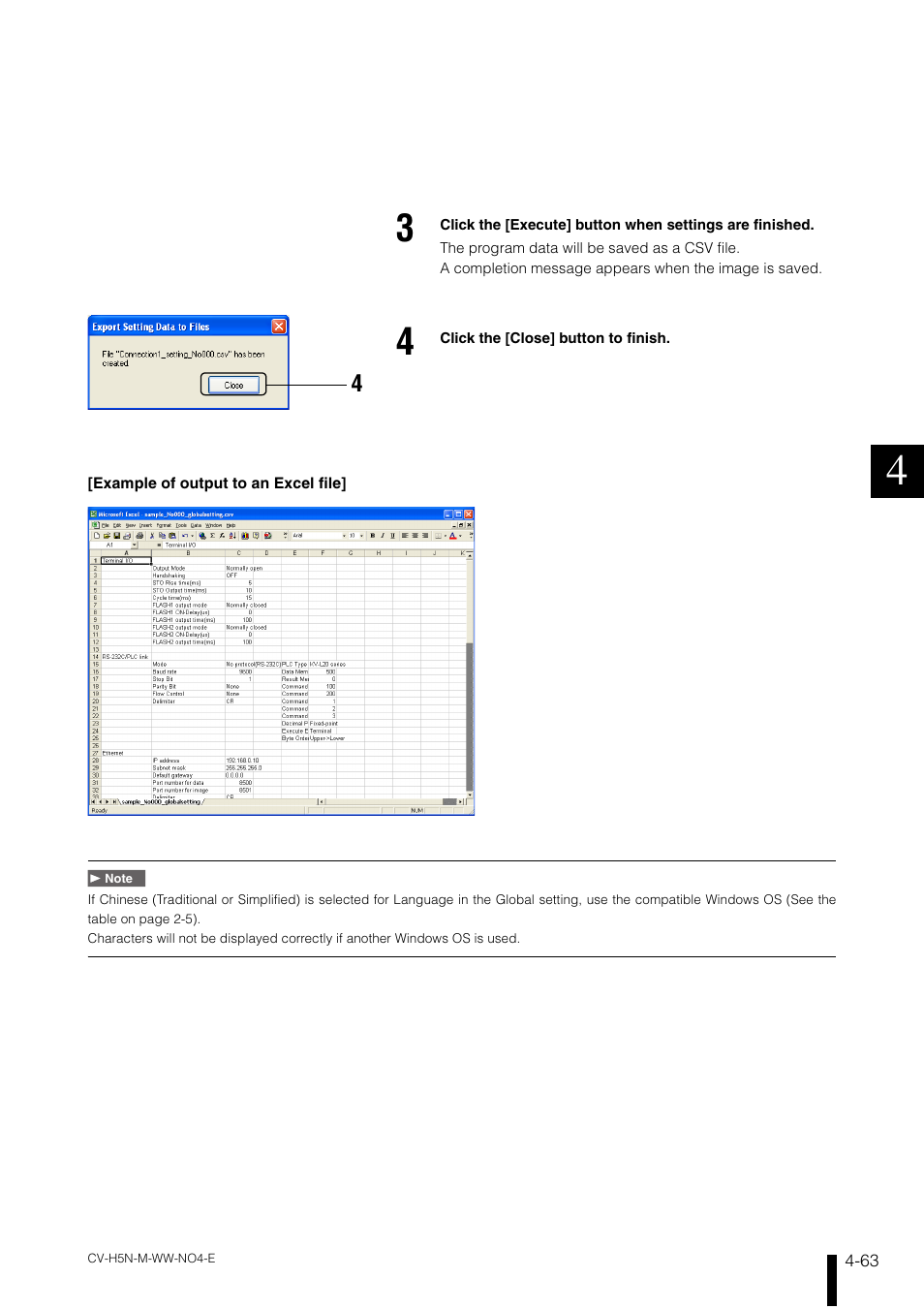 KEYENCE CV-H5N User Manual | Page 147 / 178