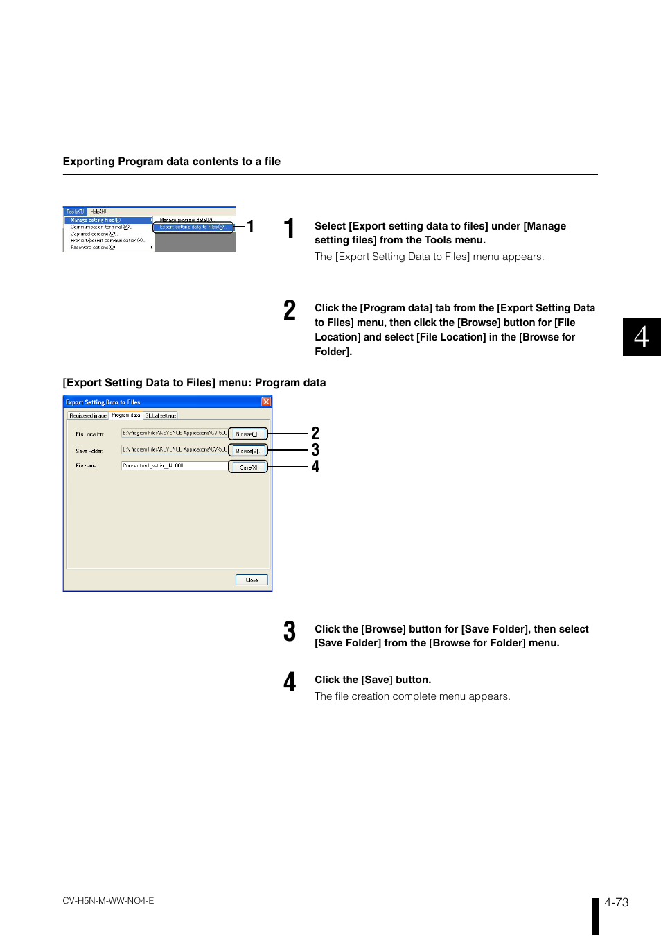 KEYENCE CV-H5N User Manual | Page 157 / 178