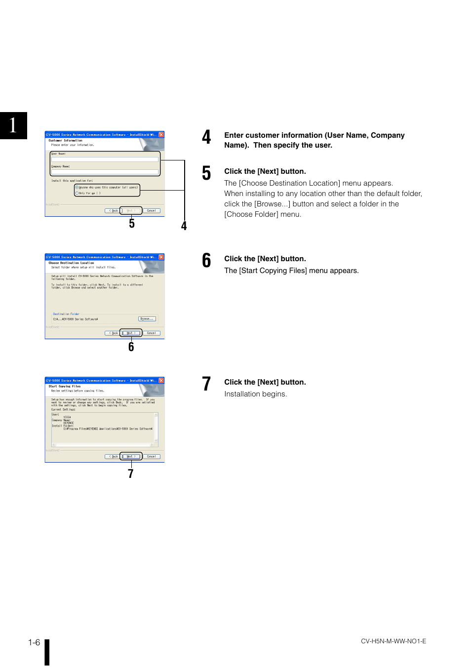 KEYENCE CV-H5N User Manual | Page 16 / 178