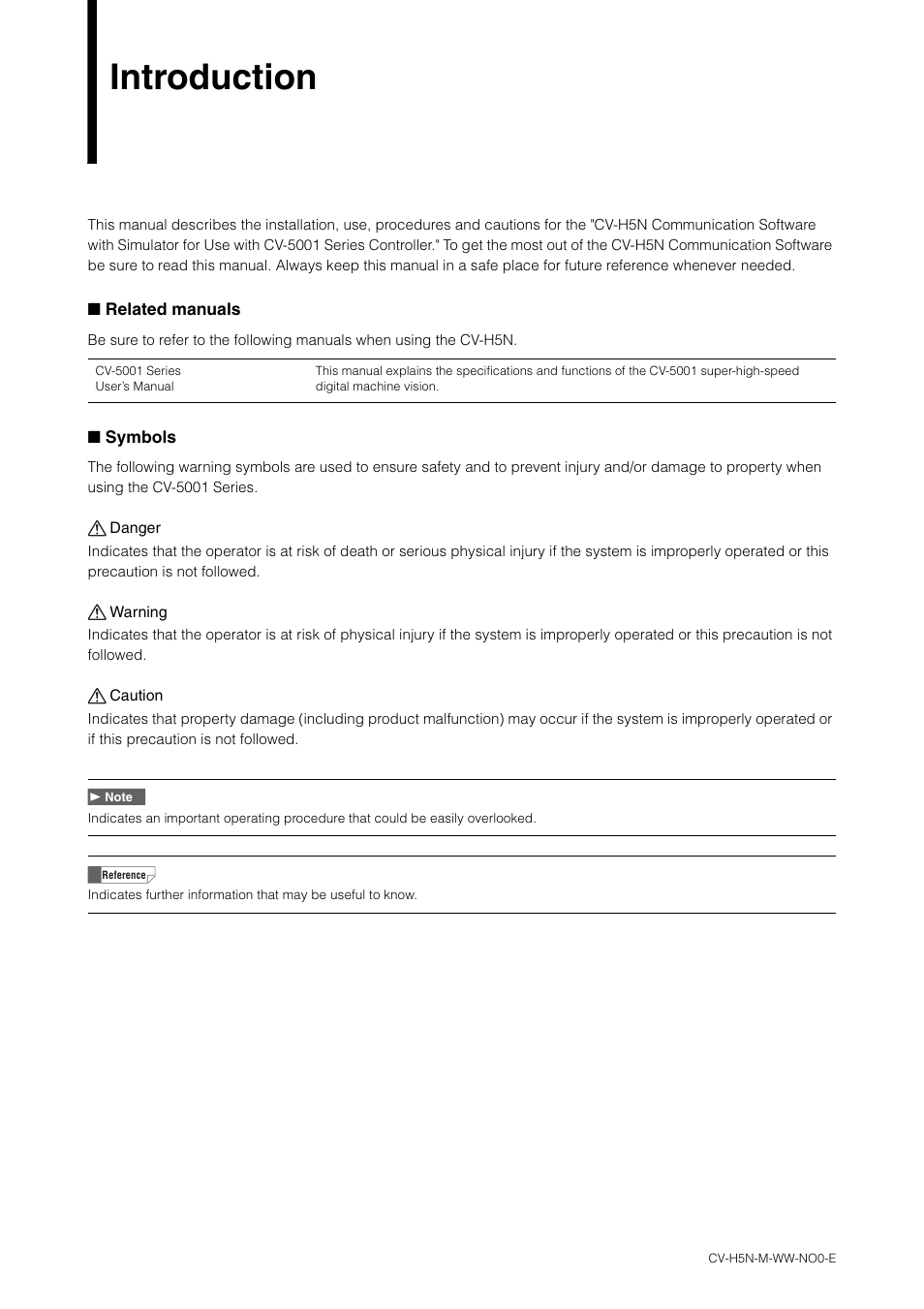 Introduction | KEYENCE CV-H5N User Manual | Page 2 / 178