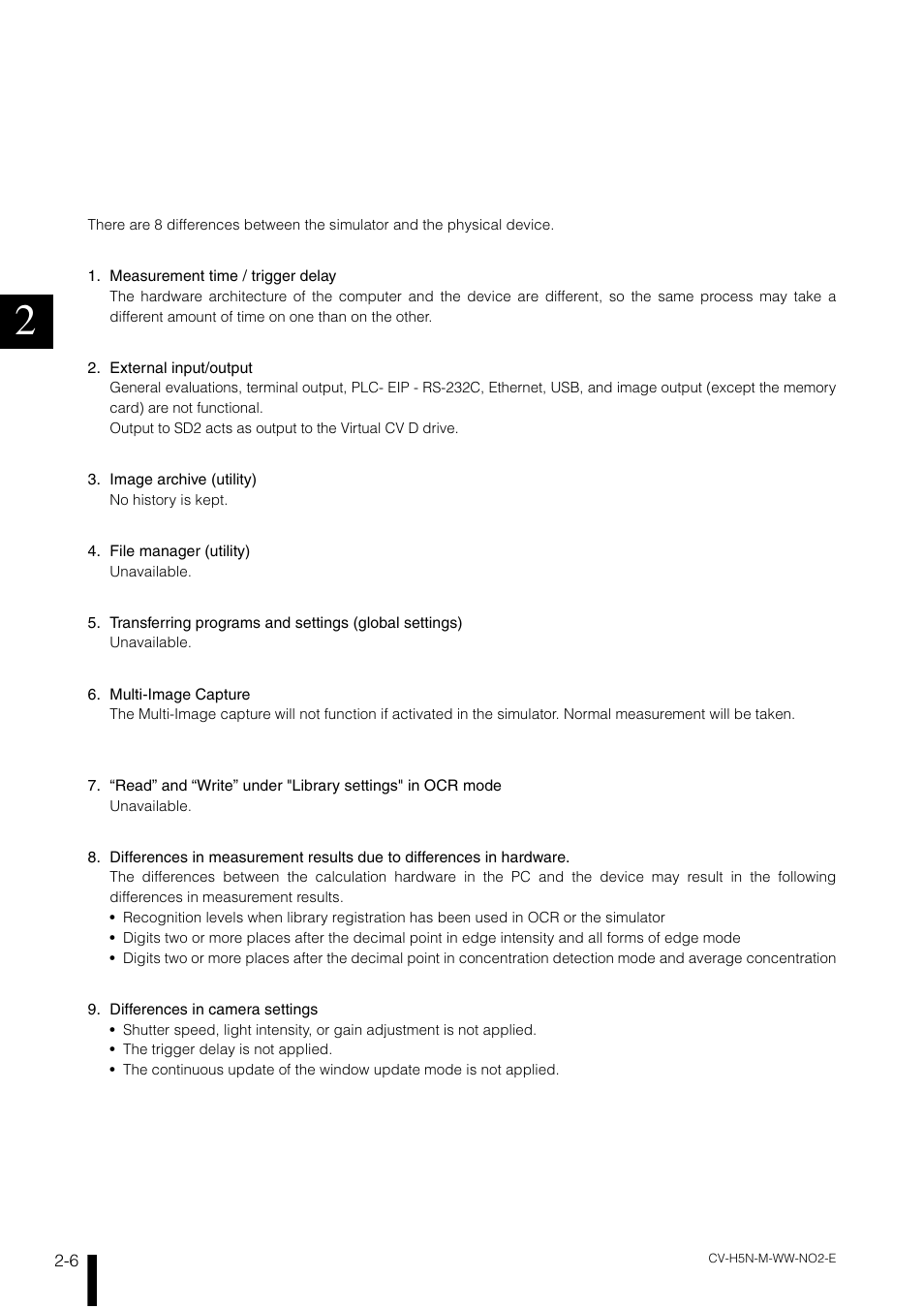 KEYENCE CV-H5N User Manual | Page 30 / 178