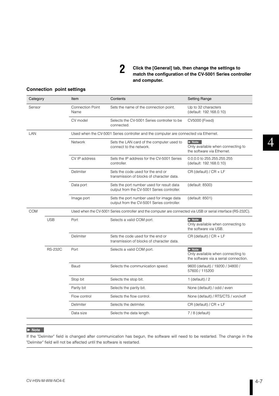 KEYENCE CV-H5N User Manual | Page 91 / 178