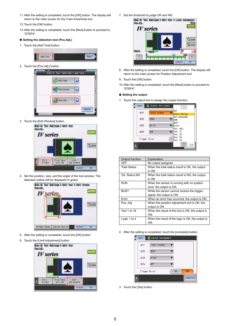 KEYENCE IV Series User Manual | Page 5 / 6