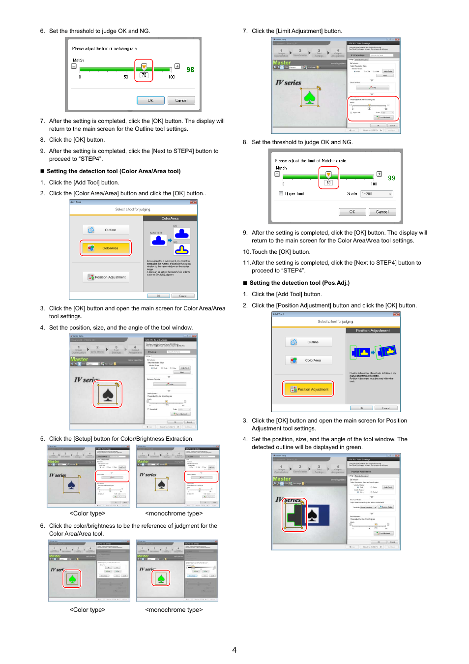 KEYENCE IV Series User Manual | Page 4 / 5