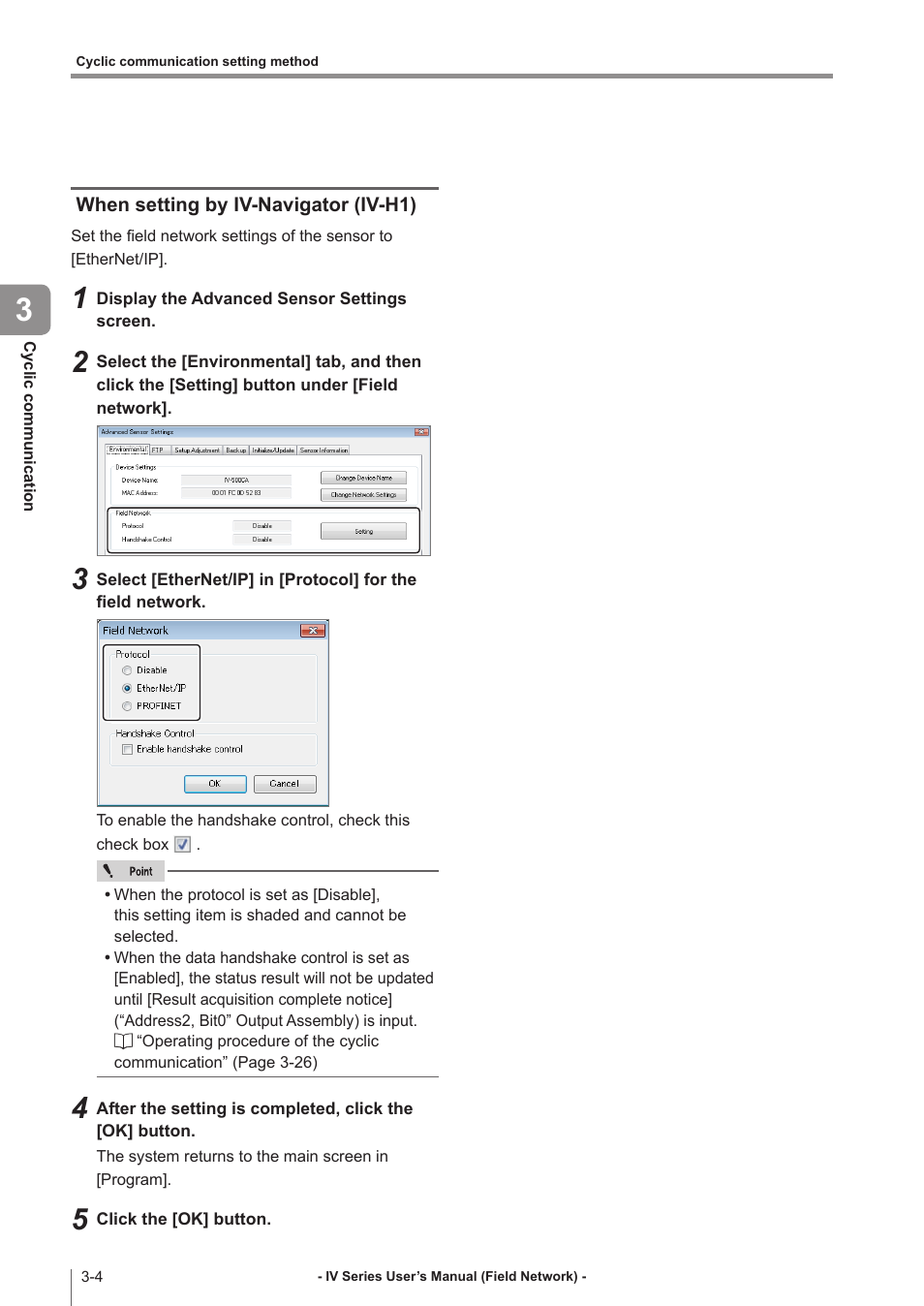 When setting by iv-navigator (iv-h1), When setting by iv-navigator (iv-h1) -4 | KEYENCE IV Series User Manual | Page 26 / 110