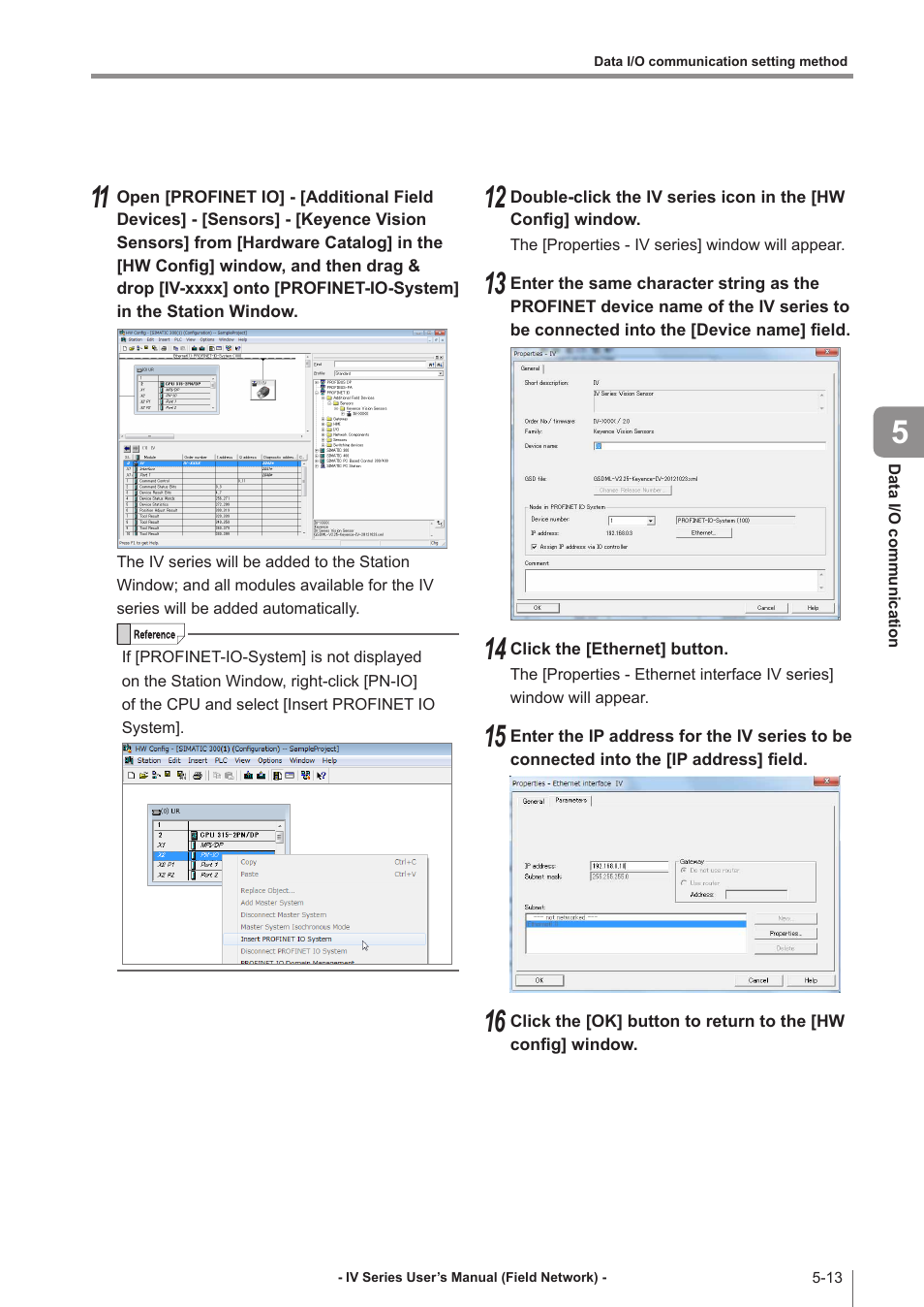 KEYENCE IV Series User Manual | Page 71 / 110