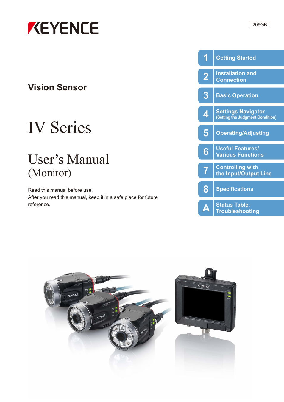 KEYENCE IV Series User Manual | 306 pages