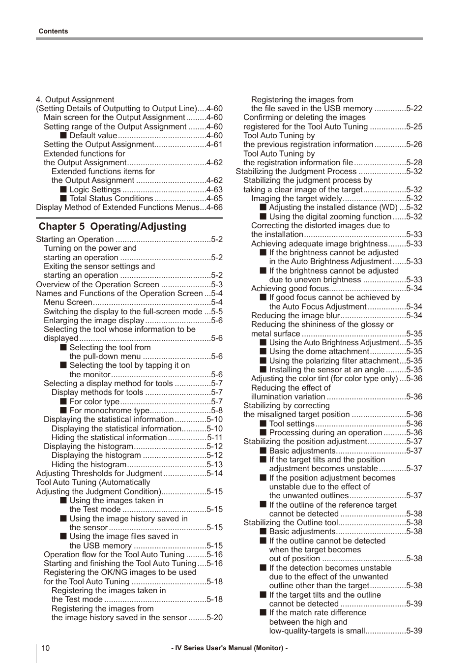 KEYENCE IV Series User Manual | Page 12 / 306