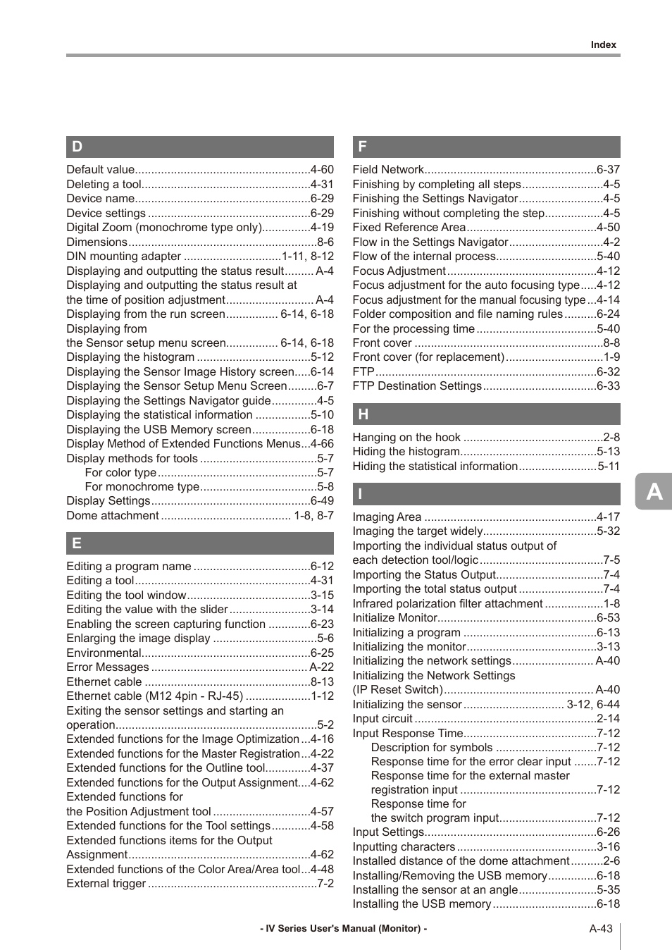 KEYENCE IV Series User Manual | Page 299 / 306