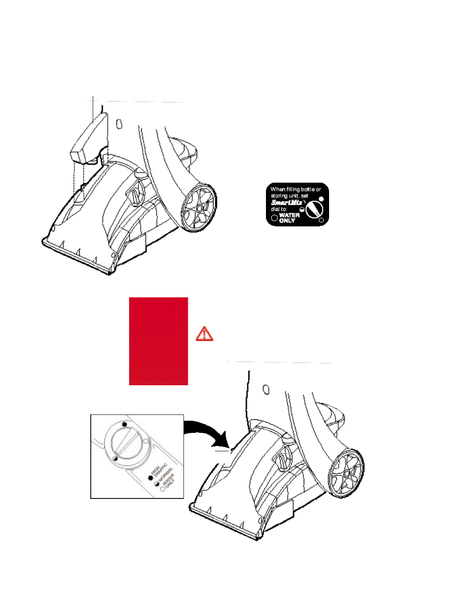 Warning, The basics - continued, Smartmix | Bissell POWERSTEAMER PROHEAT PLUS 16981 User Manual | Page 6 / 18