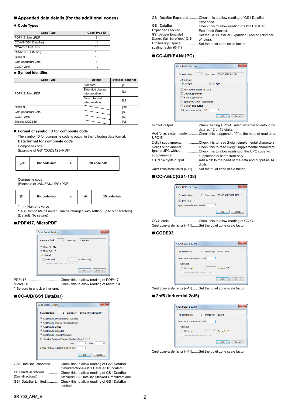 KEYENCE SR-750 Series User Manual | Page 2 / 8