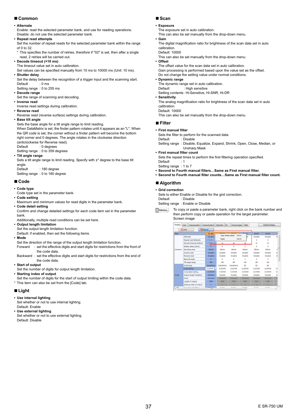 KEYENCE SR-750 Series User Manual | Page 37 / 124