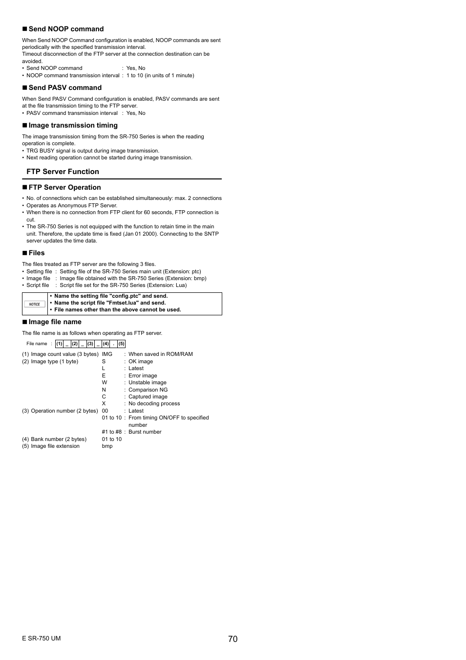 KEYENCE SR-750 Series User Manual | Page 70 / 124