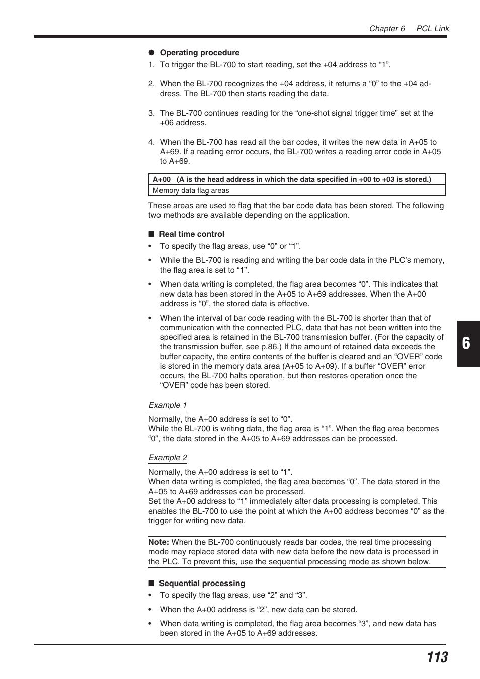 KEYENCE BL-700 Series User Manual | Page 127 / 162