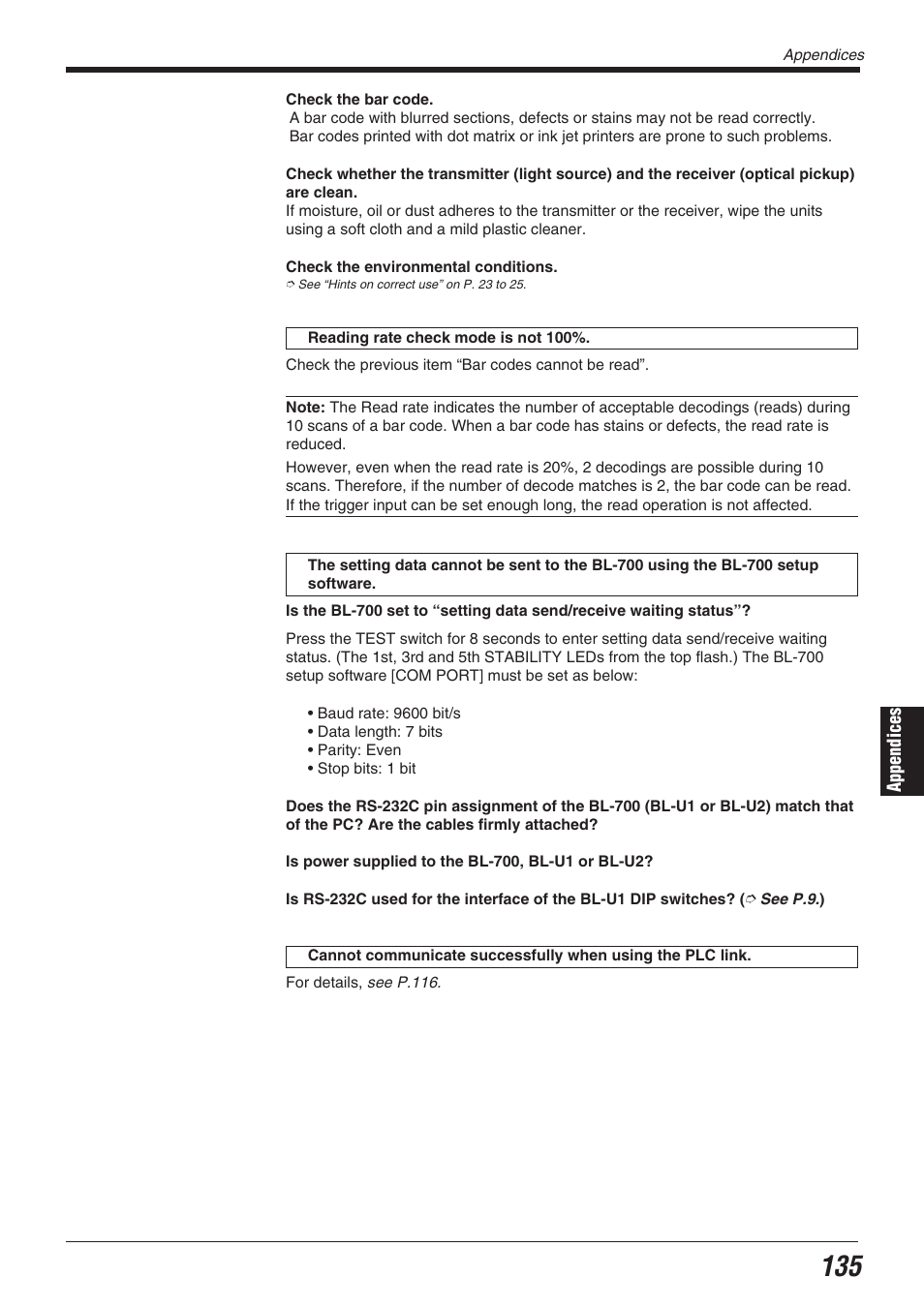 KEYENCE BL-700 Series User Manual | Page 149 / 162