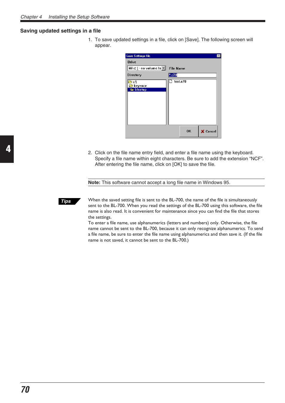 KEYENCE BL-700 Series User Manual | Page 84 / 162