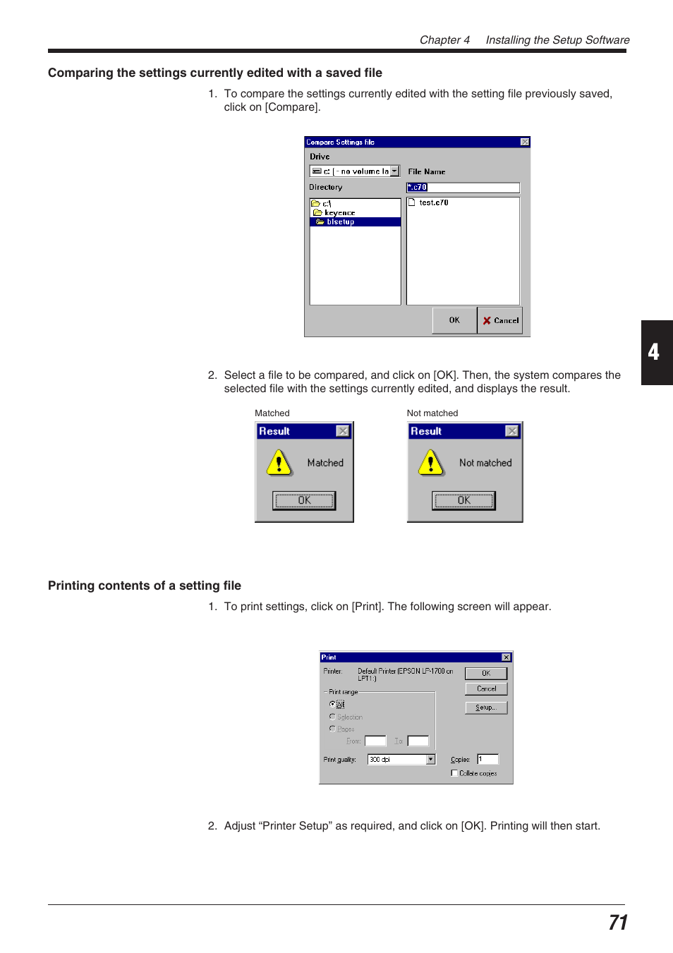 KEYENCE BL-700 Series User Manual | Page 85 / 162