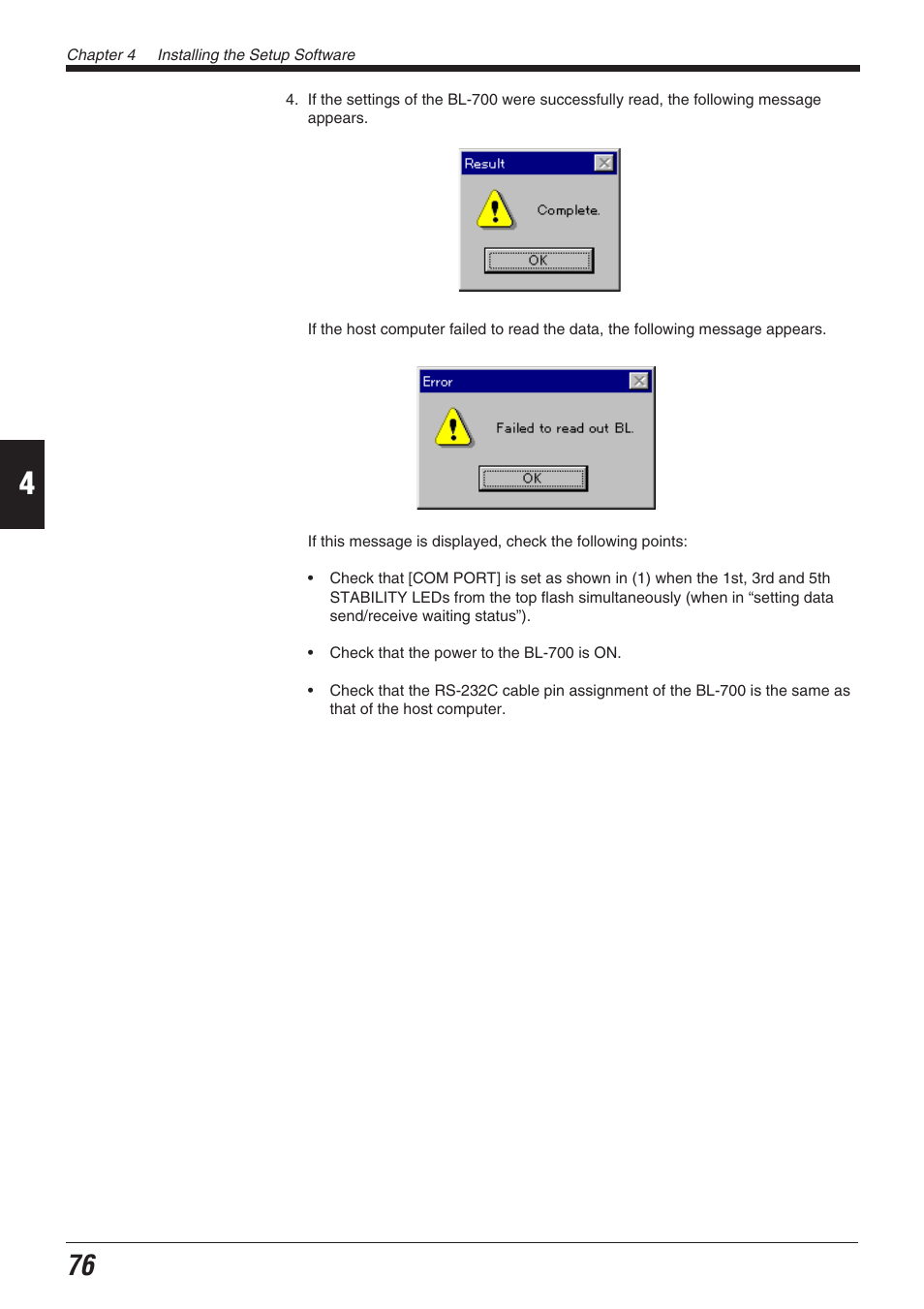 KEYENCE BL-700 Series User Manual | Page 90 / 162