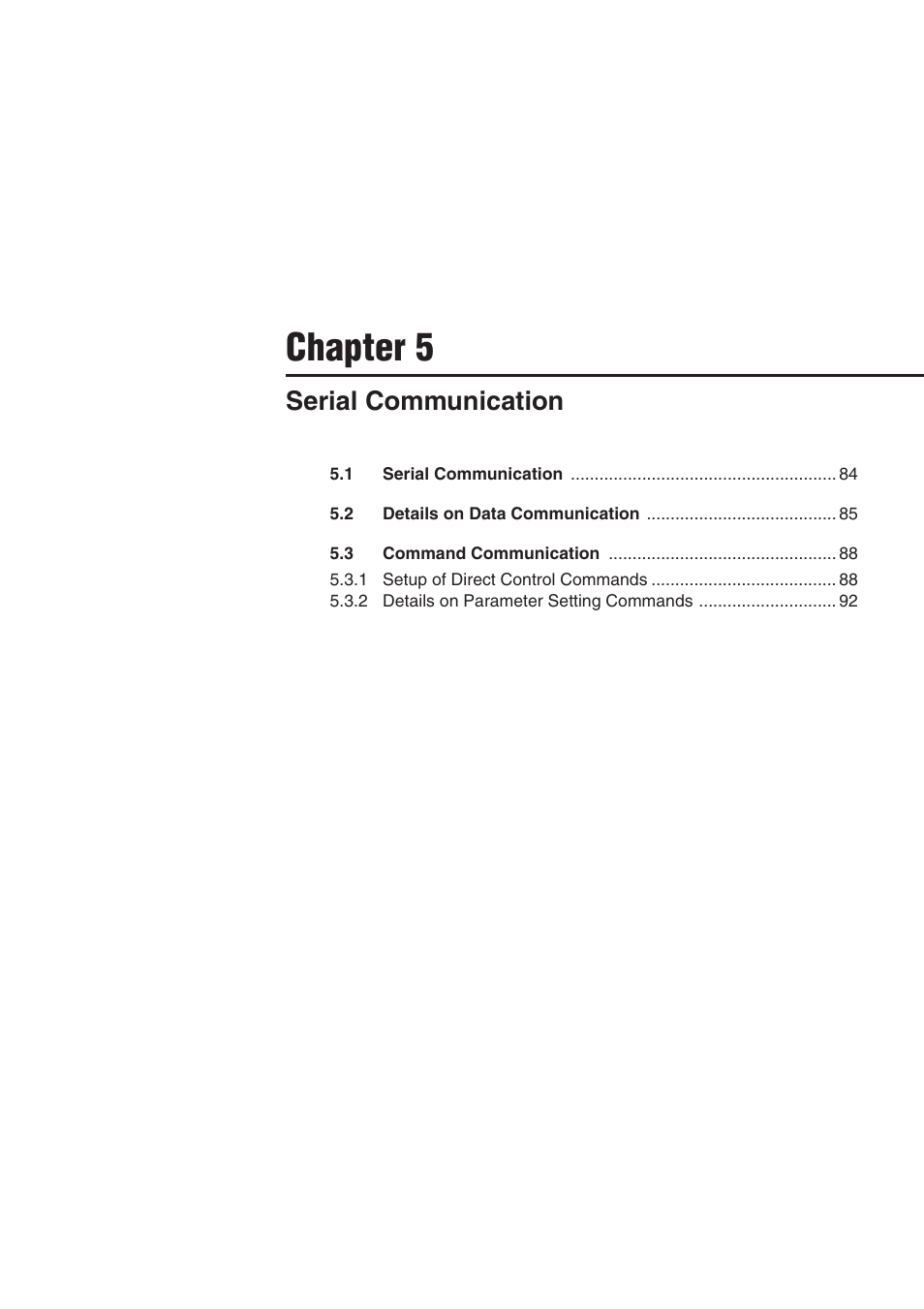 Chapter 5 serial communication, Chapter 5, Serial communication | KEYENCE BL-700 Series User Manual | Page 97 / 162