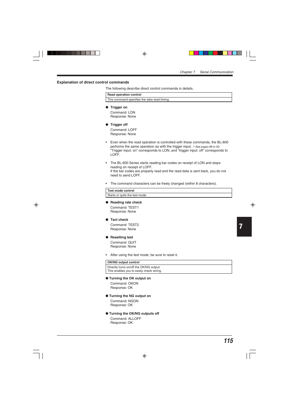 KEYENCE BL-600 Series User Manual | Page 125 / 192