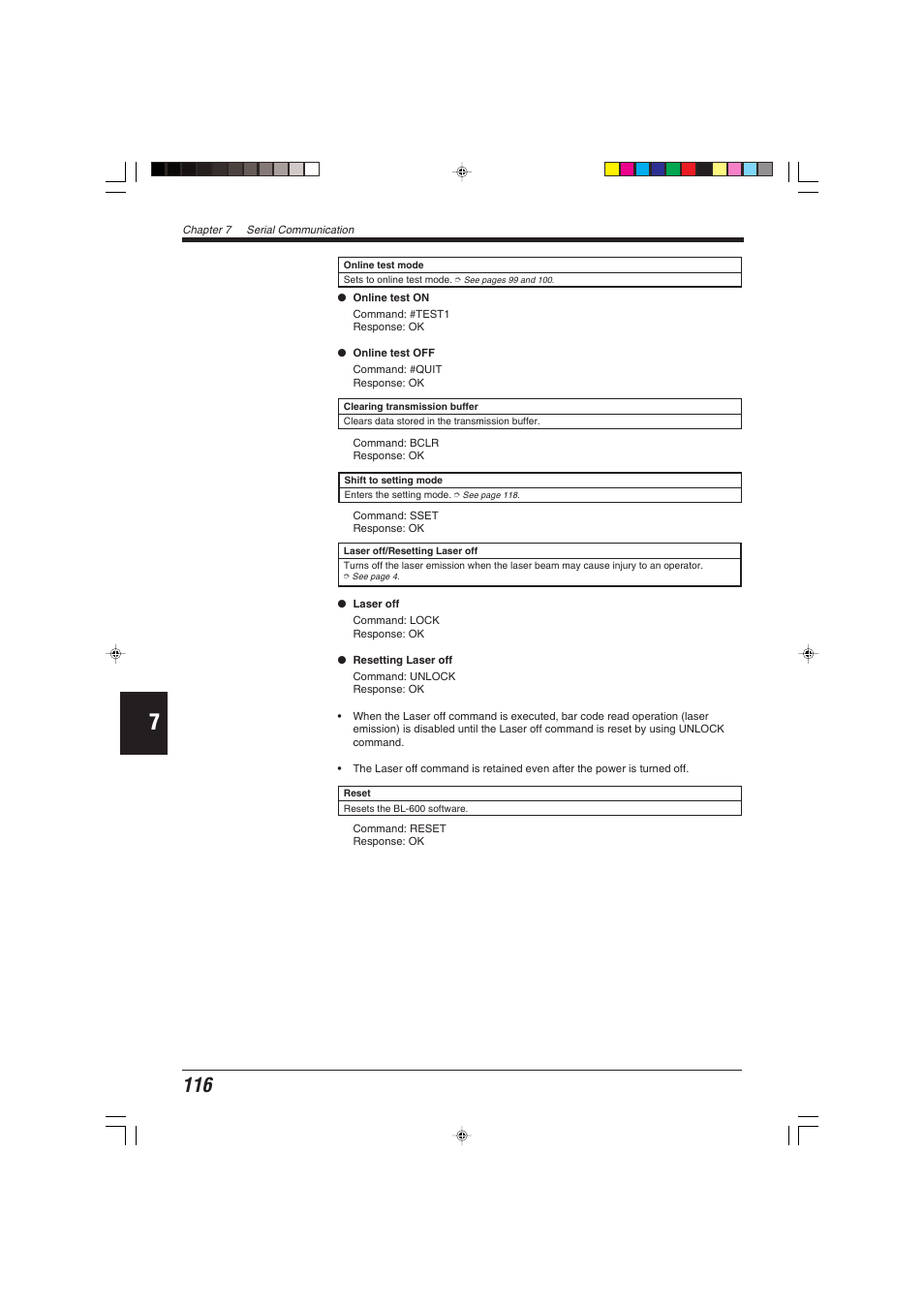 KEYENCE BL-600 Series User Manual | Page 126 / 192