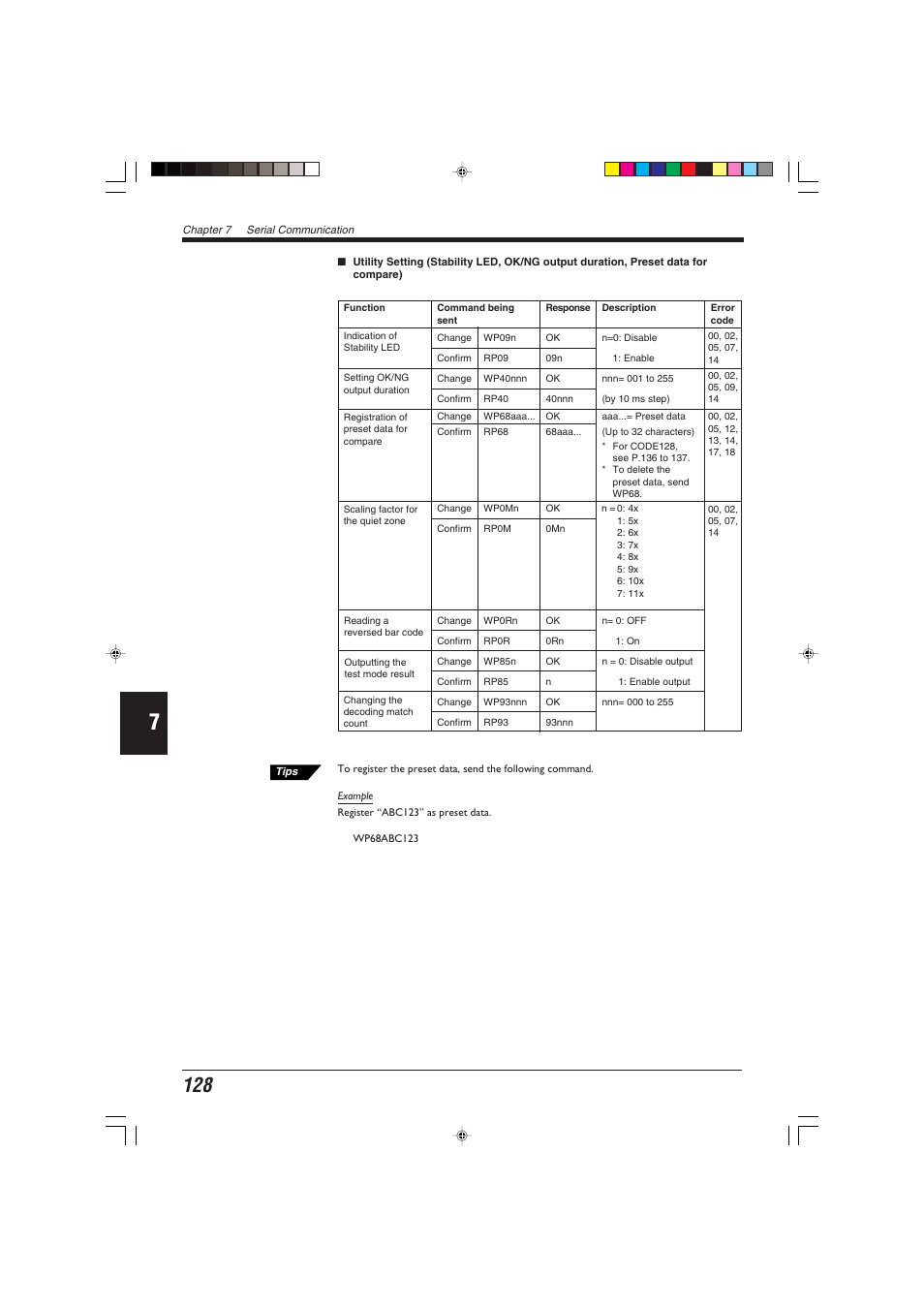 KEYENCE BL-600 Series User Manual | Page 138 / 192