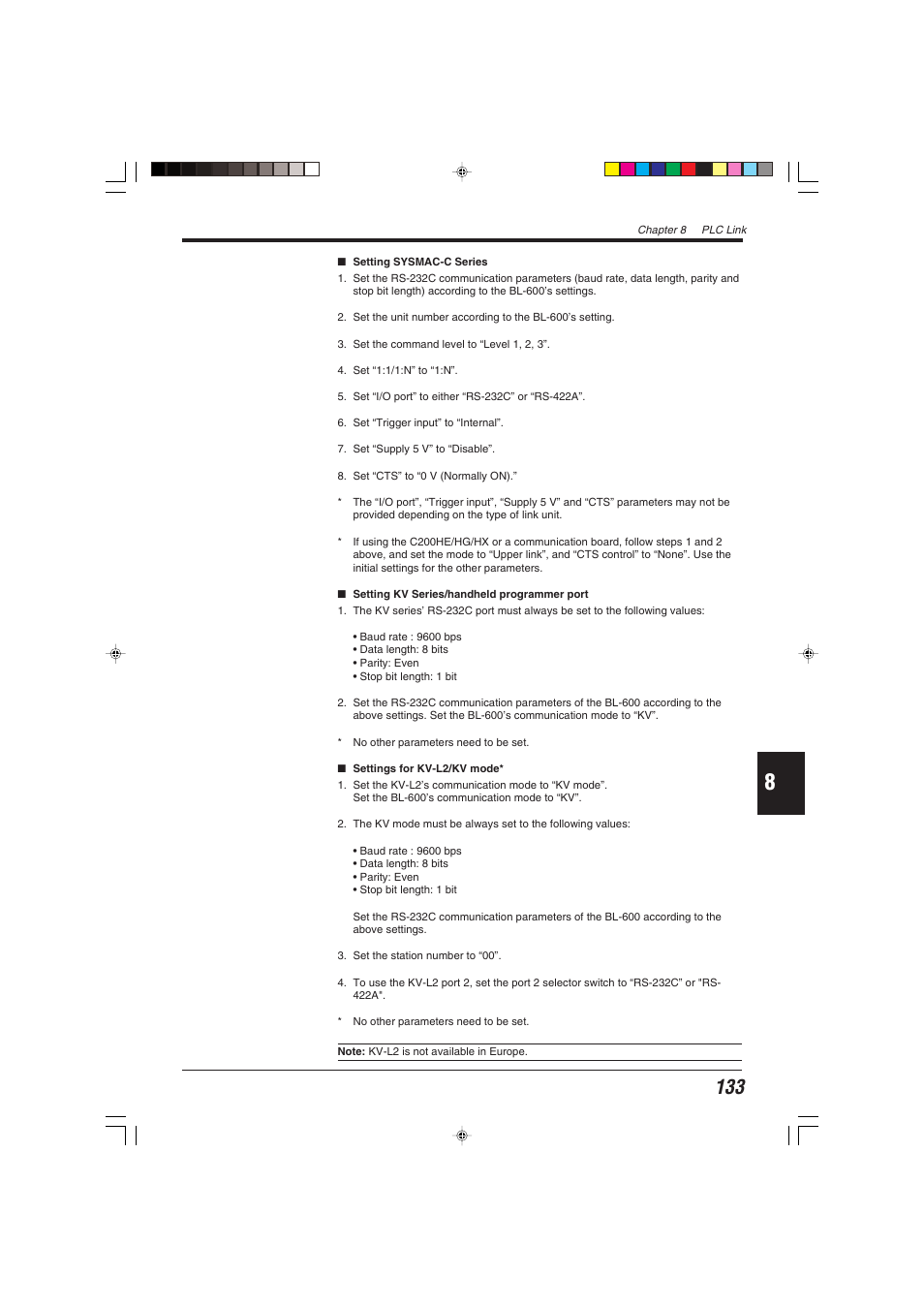 KEYENCE BL-600 Series User Manual | Page 143 / 192