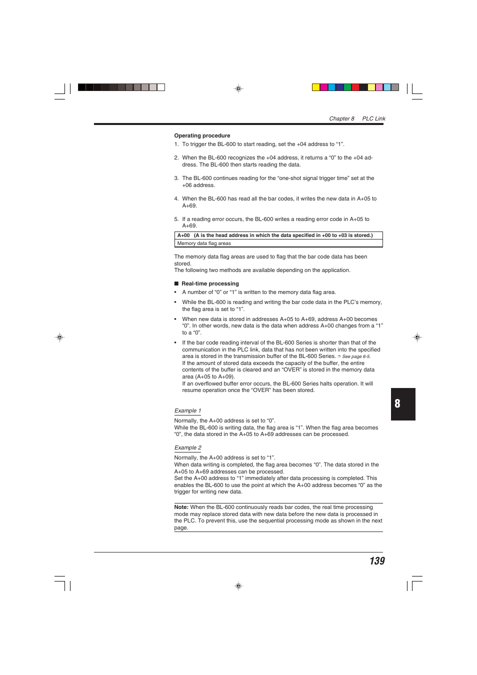 KEYENCE BL-600 Series User Manual | Page 149 / 192