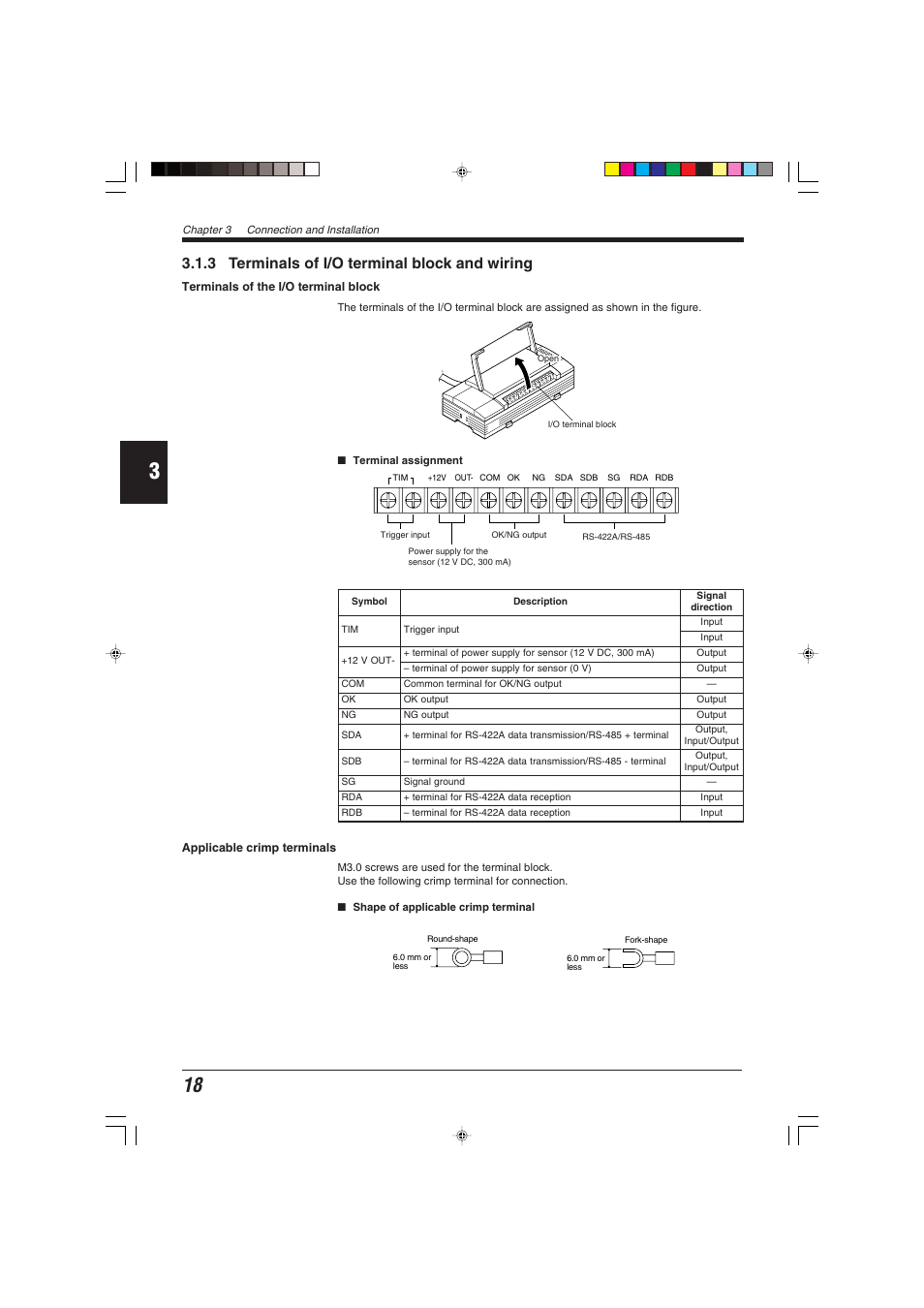 3 terminals of i/o terminal block and wiring | KEYENCE BL-600 Series User Manual | Page 28 / 192