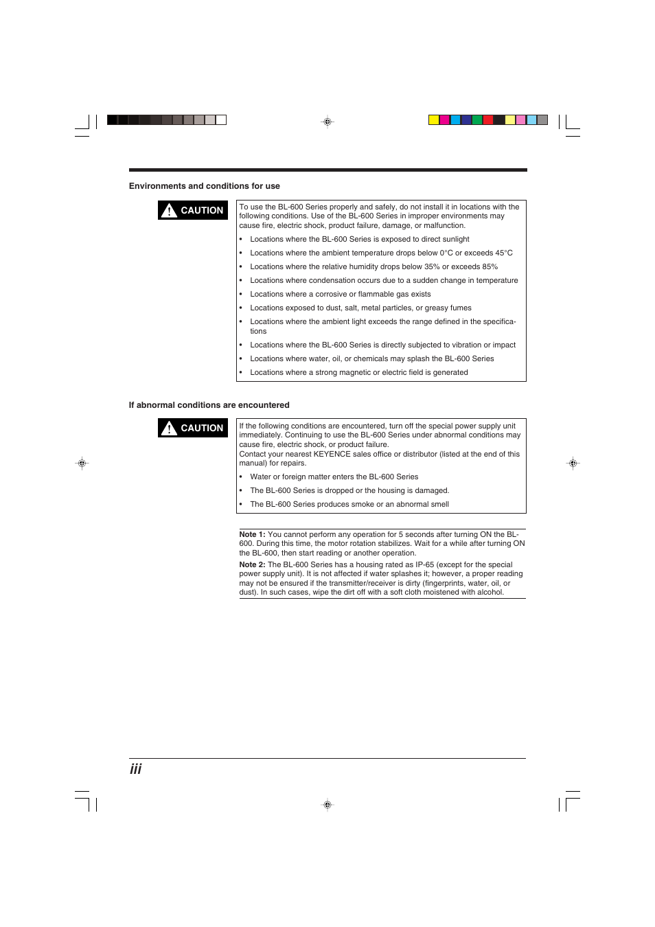 KEYENCE BL-600 Series User Manual | Page 4 / 192