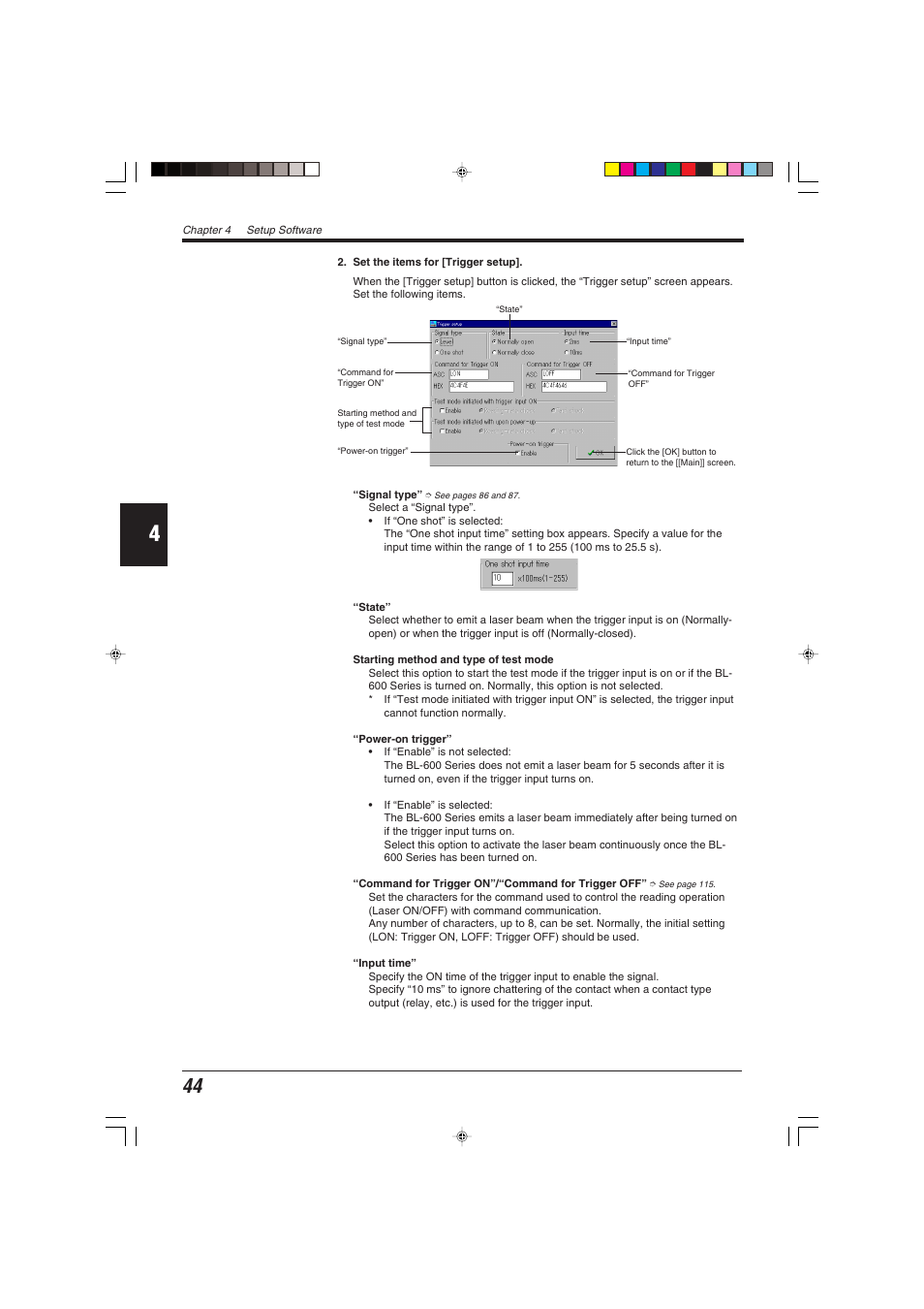 KEYENCE BL-600 Series User Manual | Page 54 / 192