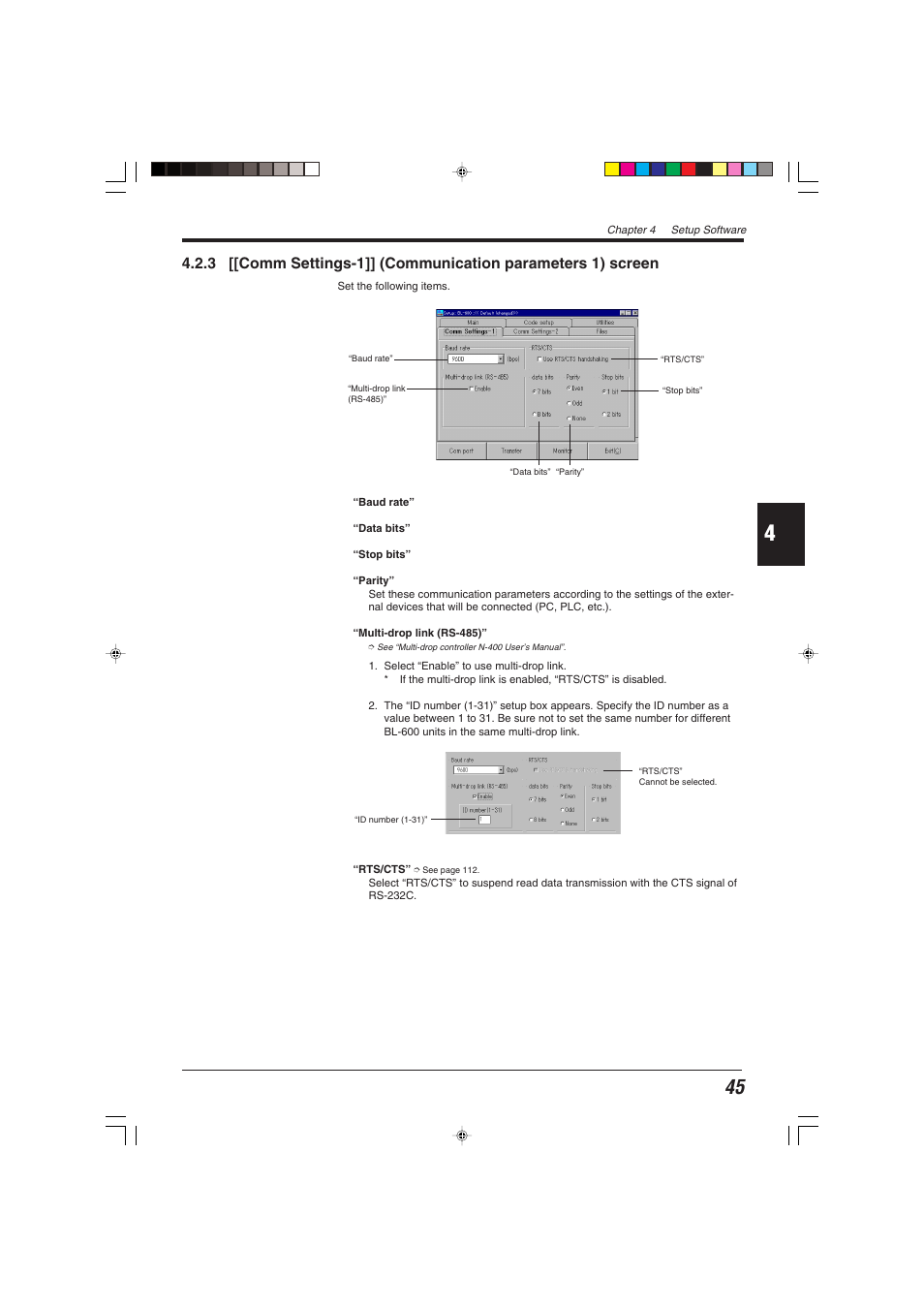 KEYENCE BL-600 Series User Manual | Page 55 / 192