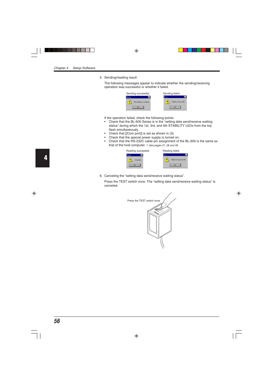 KEYENCE BL-600 Series User Manual | Page 66 / 192