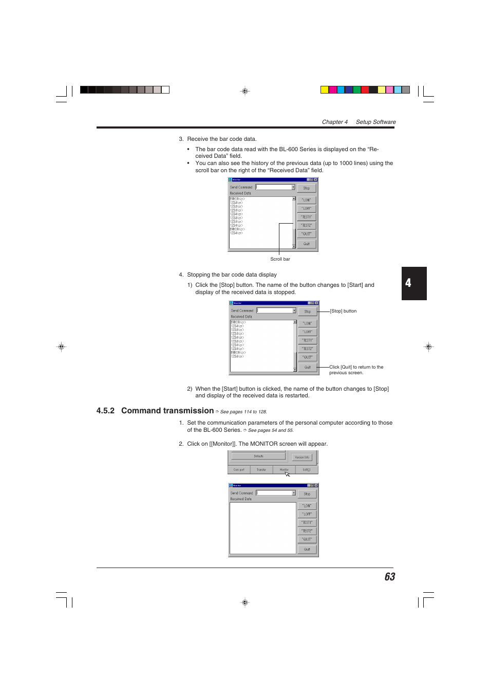 KEYENCE BL-600 Series User Manual | Page 73 / 192