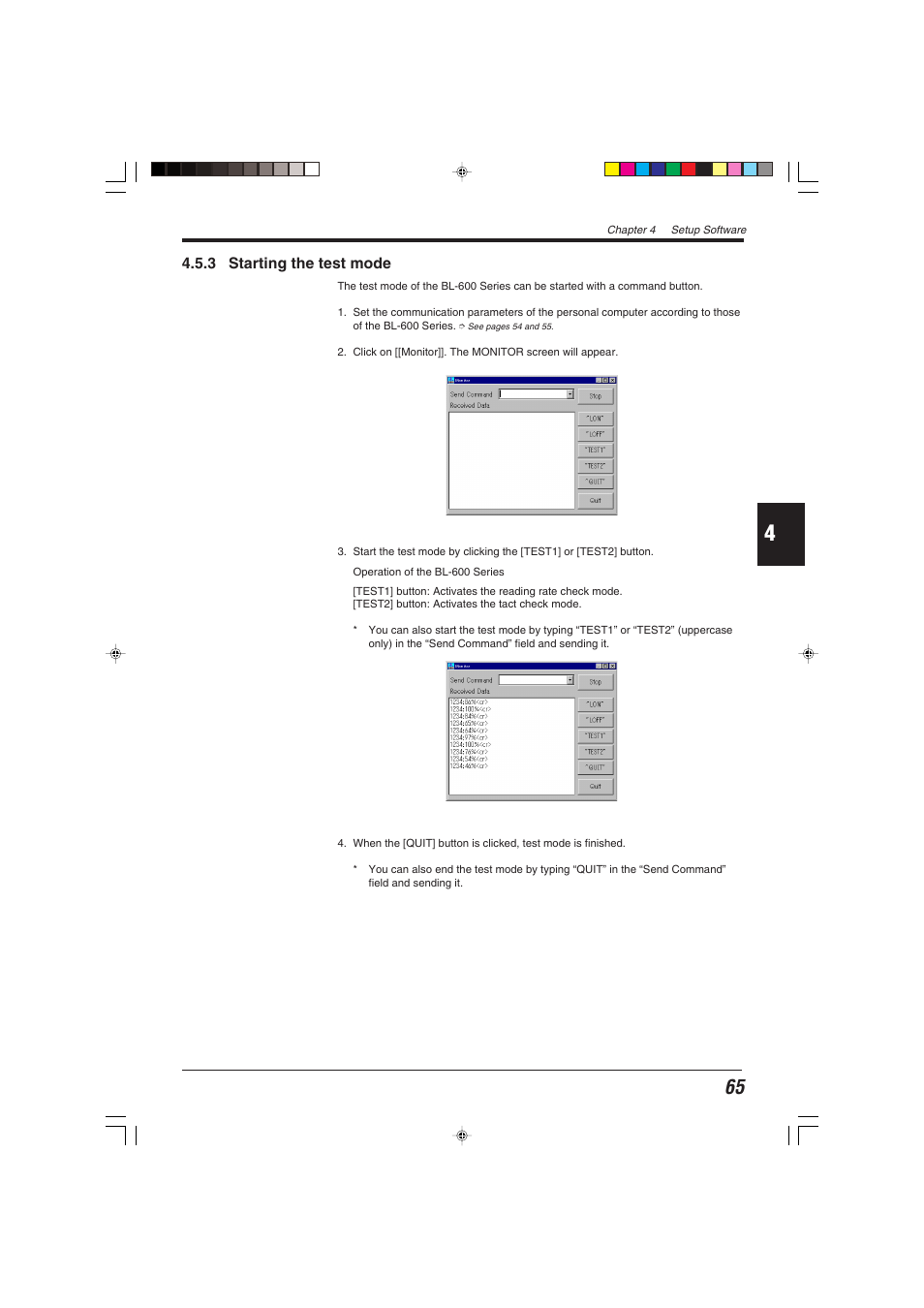 KEYENCE BL-600 Series User Manual | Page 75 / 192