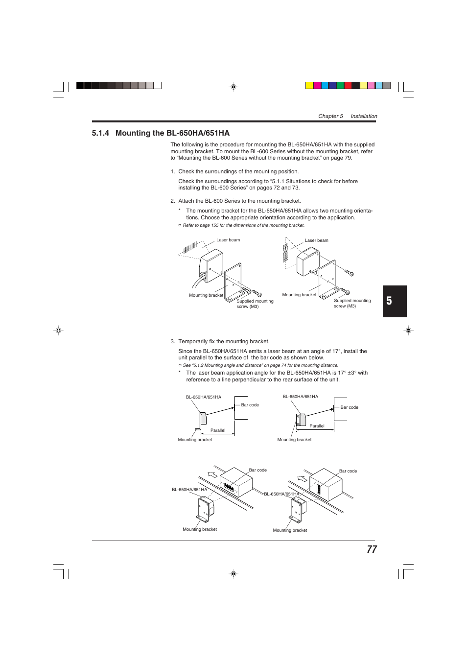 KEYENCE BL-600 Series User Manual | Page 87 / 192