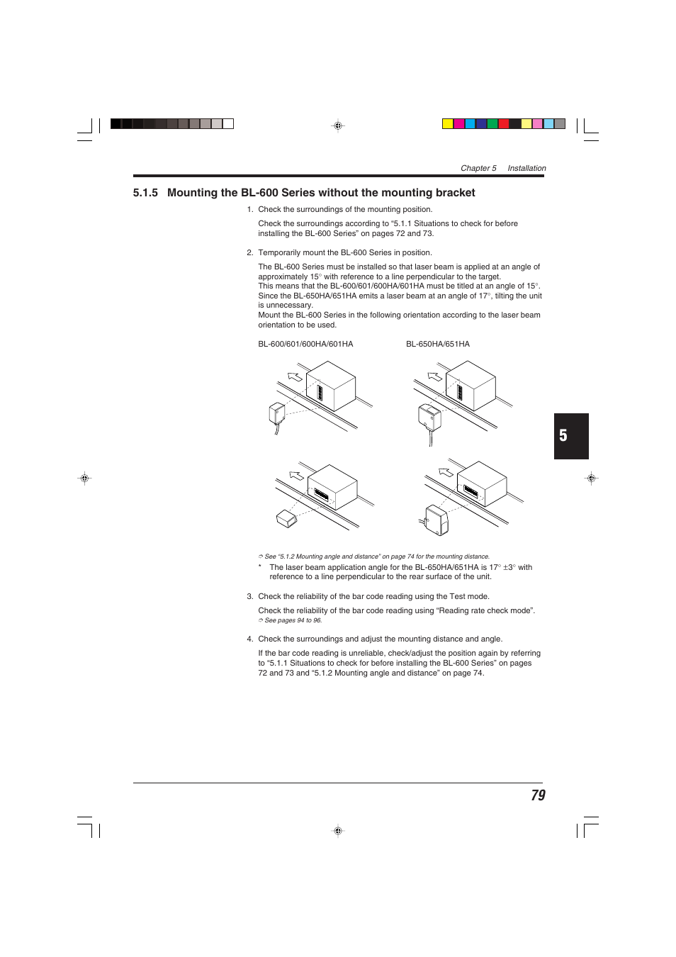 KEYENCE BL-600 Series User Manual | Page 89 / 192