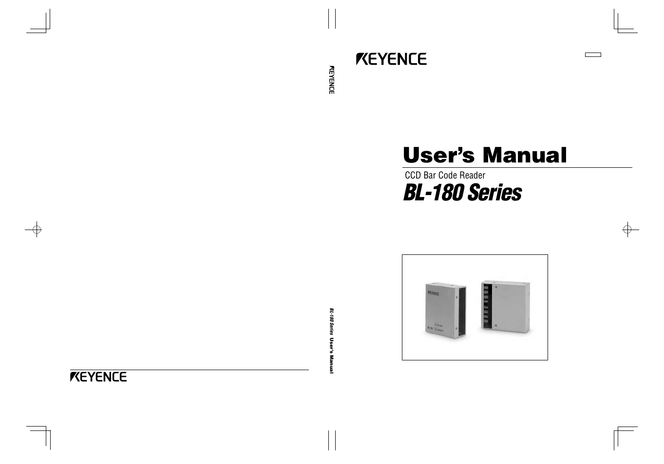 KEYENCE BL-180 User Manual | 109 pages