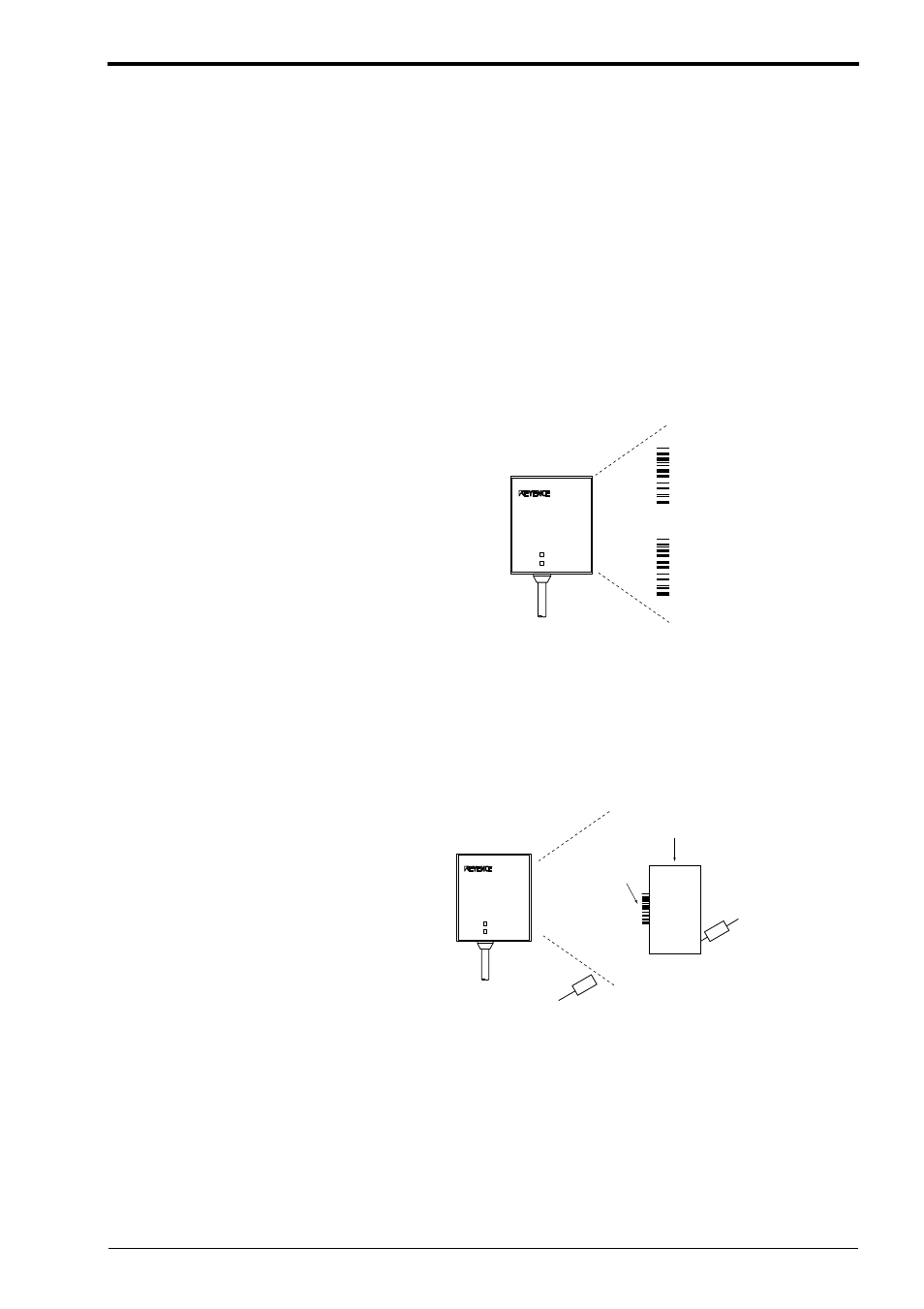 1 bl-180 connections, Hints on correct use | KEYENCE BL-180 User Manual | Page 12 / 109