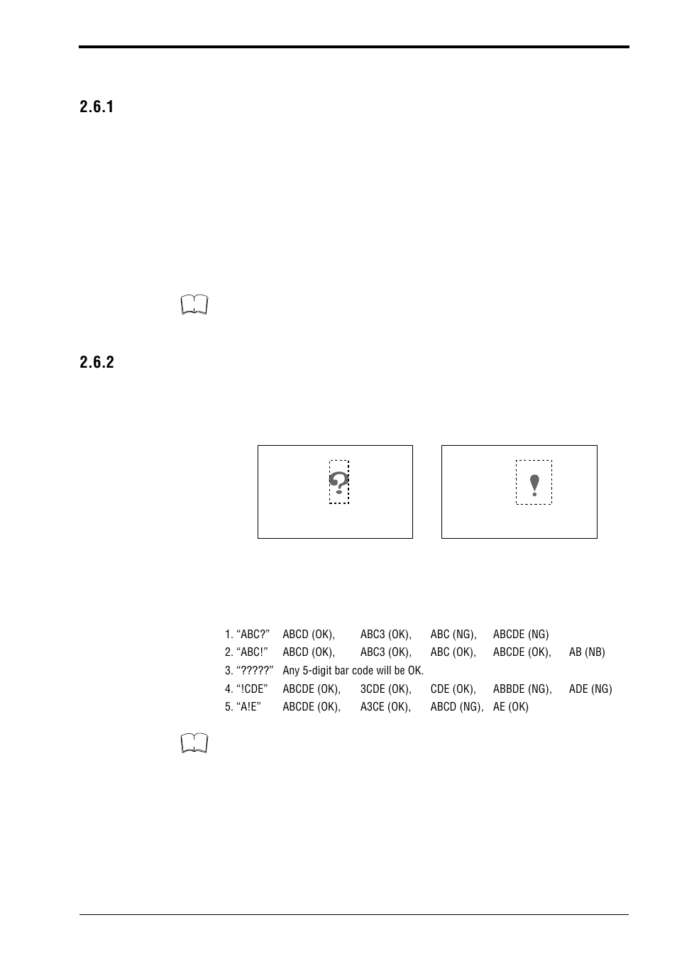 6 preset function (compare with:), 1 what is the preset function, 2 wildcard symbols (“!” and “?”) | KEYENCE BL-180 User Manual | Page 28 / 109