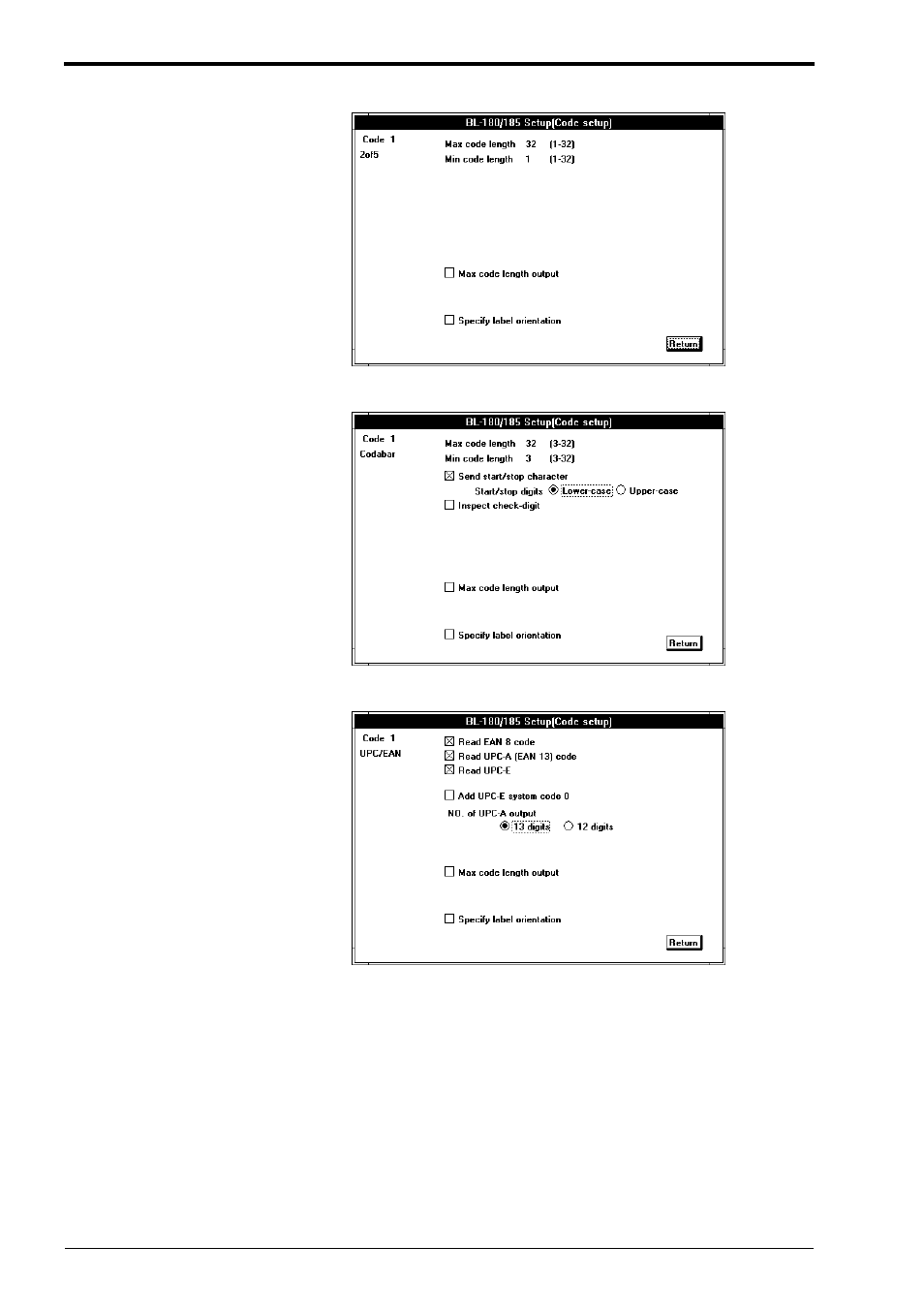 A.9 default settings | KEYENCE BL-180 User Manual | Page 81 / 109