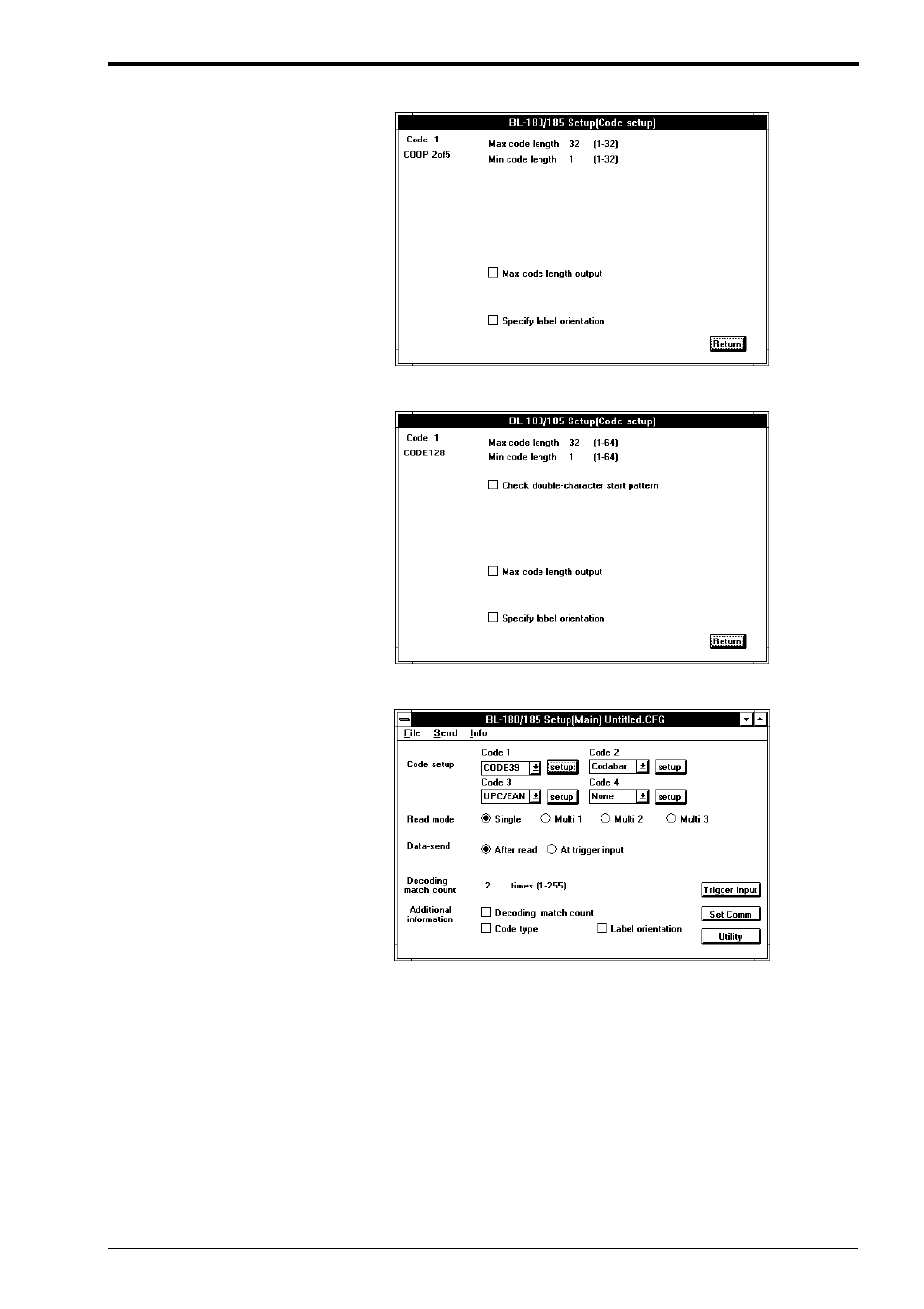 A.9 default settings | KEYENCE BL-180 User Manual | Page 82 / 109
