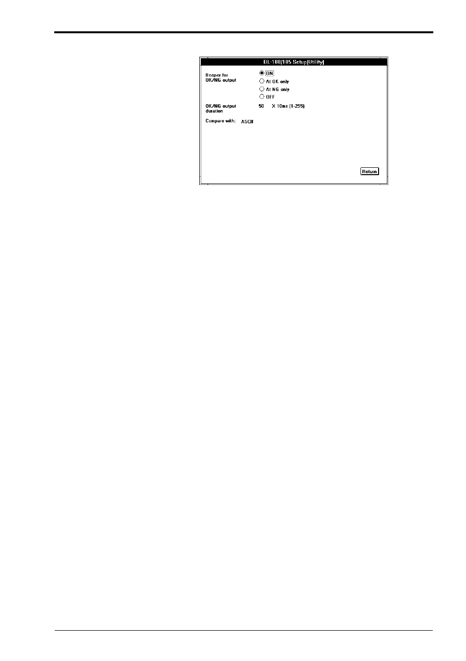 A.9 default settings | KEYENCE BL-180 User Manual | Page 84 / 109