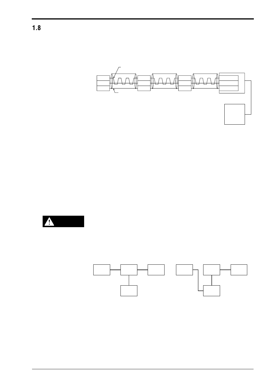 8 wiring the rs-485 (multidrop link), Power supply bl-u1, Caution | Not applicable, Applicable | KEYENCE BL-180 User Manual | Page 94 / 109