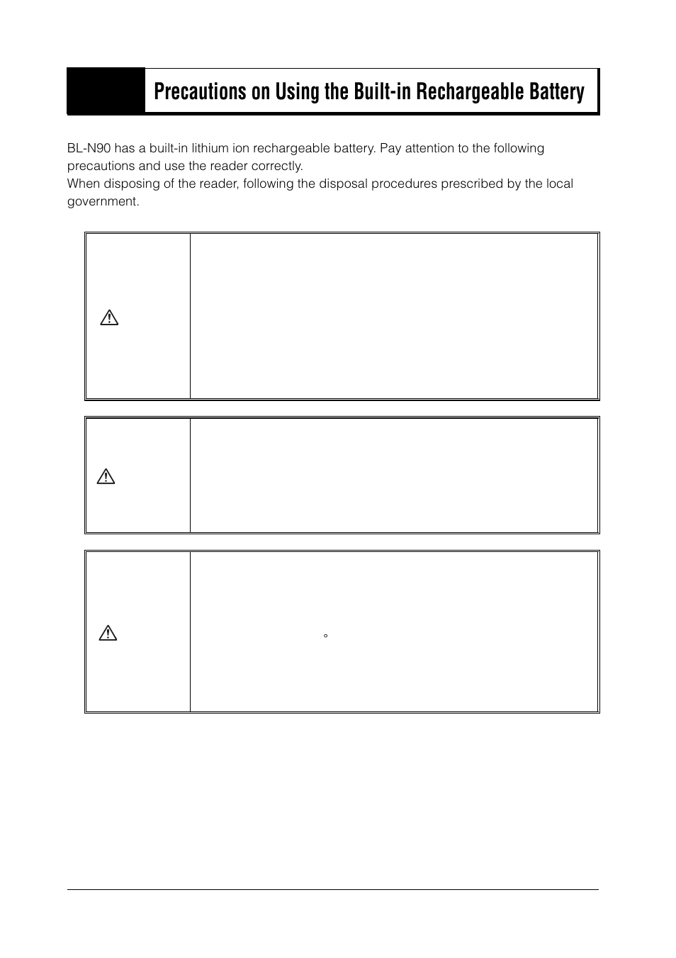 KEYENCE BL-N90 Series User Manual | Page 4 / 110
