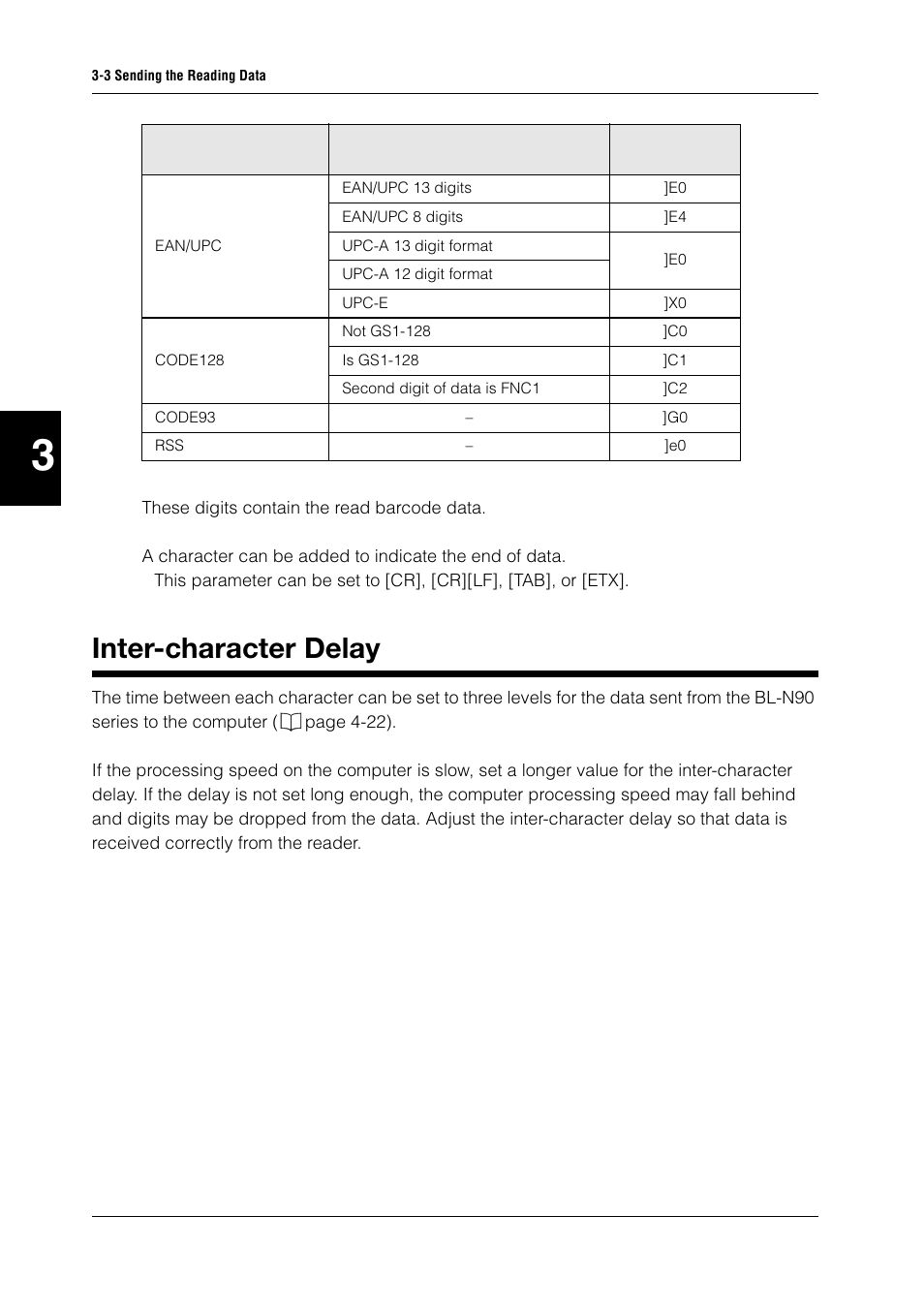 Inter-character delay, Inter-character delay -10 | KEYENCE BL-N90 Series User Manual | Page 50 / 110